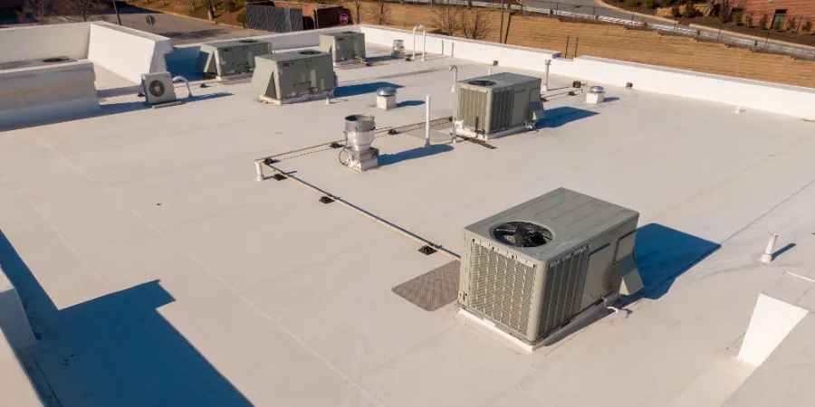 roof top on a Commercial Building